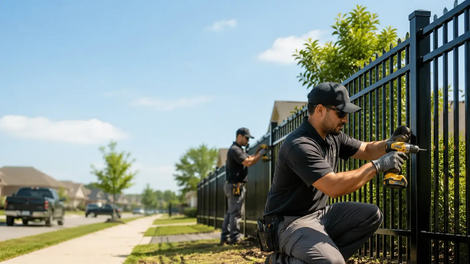 Metal Fence Installation in Pickerington, OH